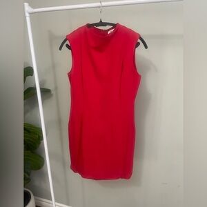 Banana Republic Red Lightweight Ponte Mini Dress Size S